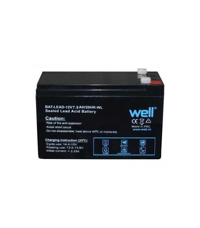 Acumulator plumb acid 12V 7.5Ah Well