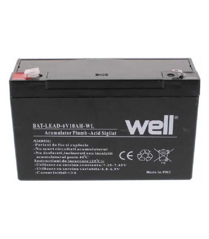 Acumulator plumb acid 6V 10AH Well