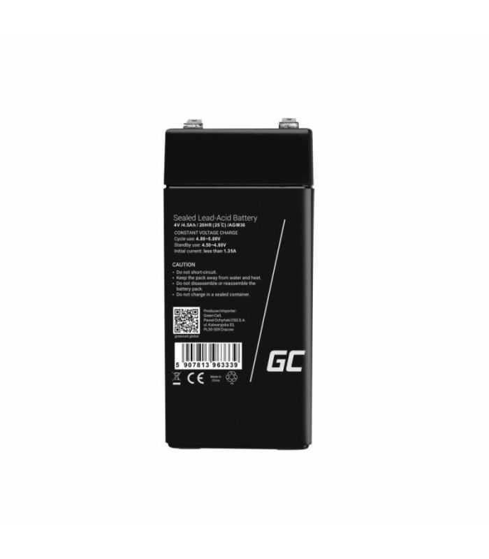 Acumulator Plumb Acid Greencell 4v 45ah Terminal F1 T1 Agm36