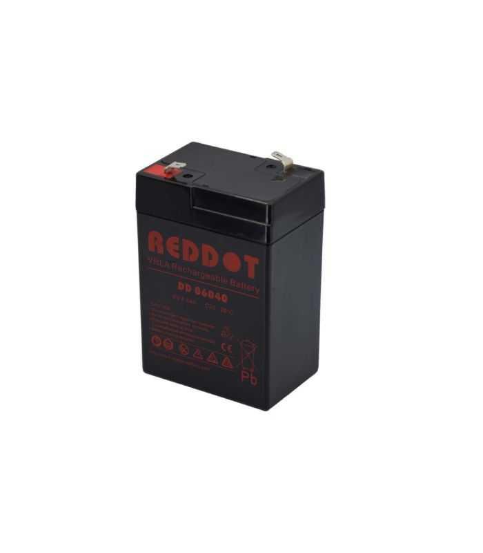 Acumulator Plumb Acid Reddot 6v 4ah Dd06040 70x47x101mm Faston 187 48mm
