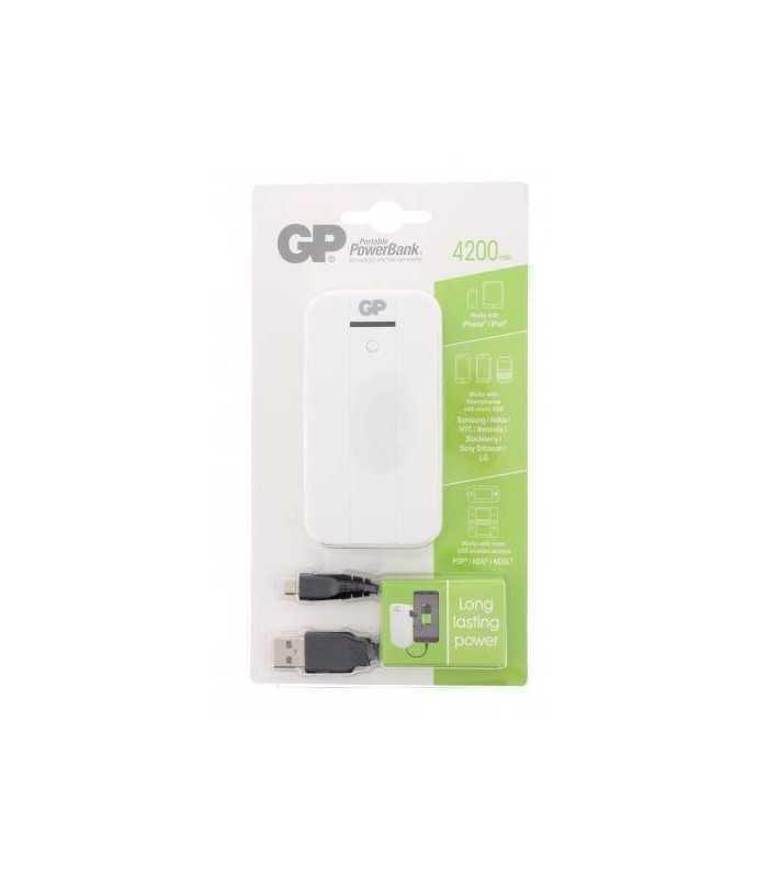 acumulator portabil powerbank 4200ma alb gp 2