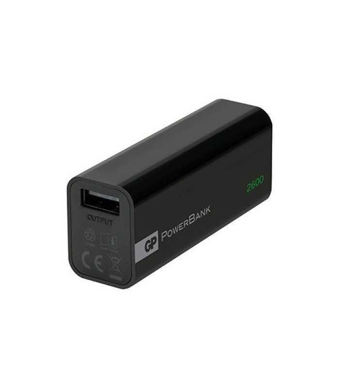 Acumulator portabil powerbank GP 2600mAh negru 1C02AB