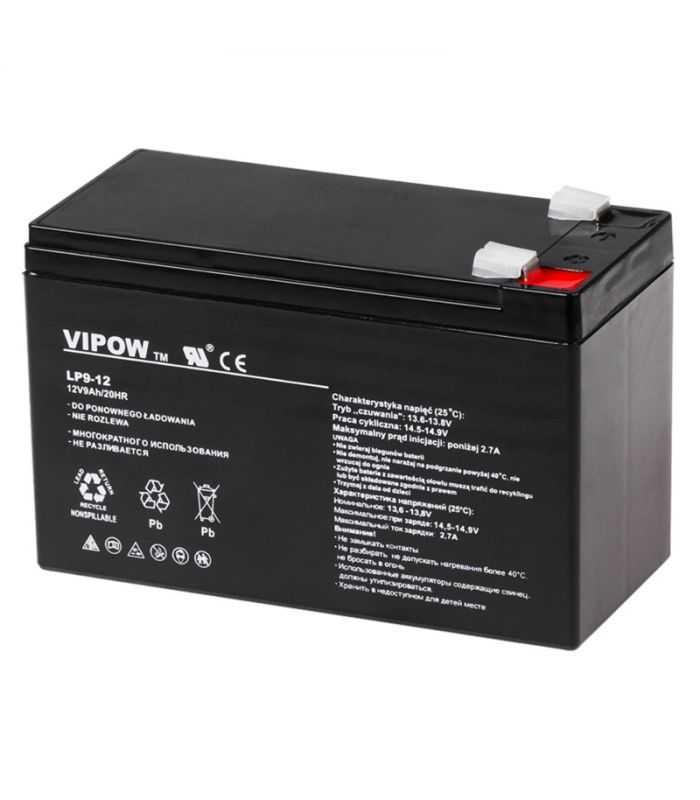 Acumulator stationar SLA 12V 9Ah plumb gel Vipow
