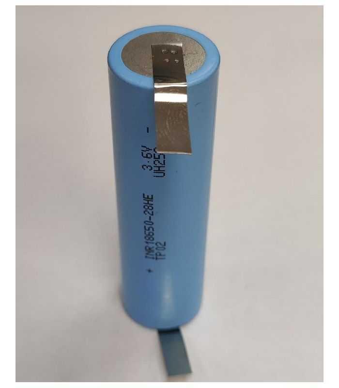 Acumulator Tenpower 18650 36v 2800mah 10a Cu Lamele Terminale In U Inr18650 28heu