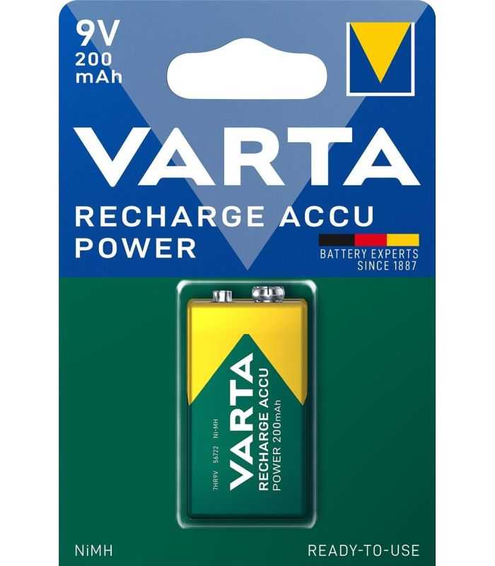 acumulator varta 9v 200mah 1