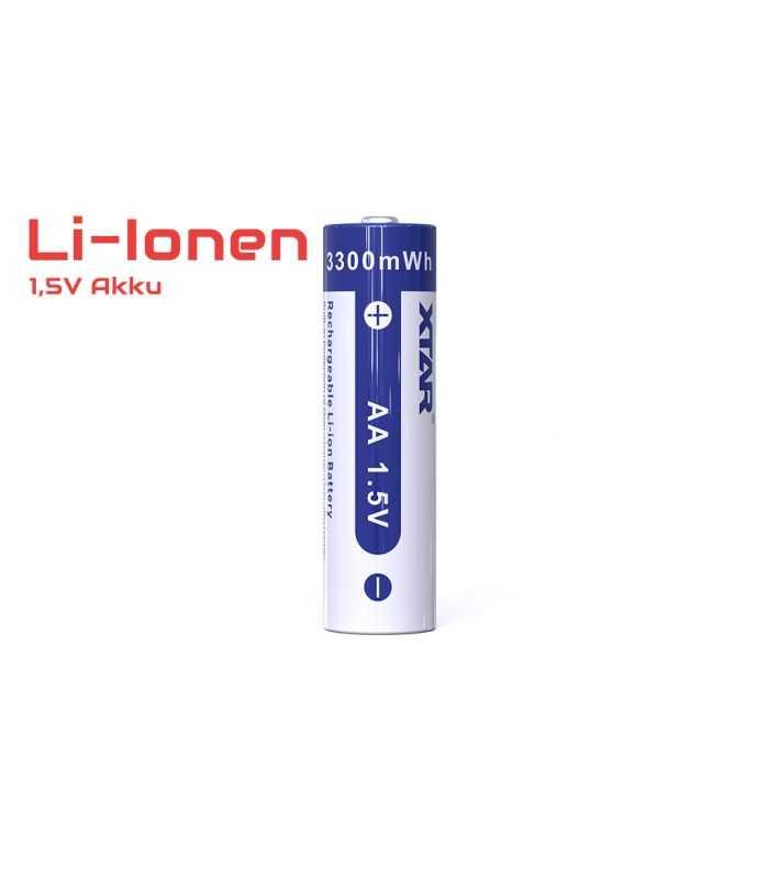 Acumulator XTAR Li-ion AA R6 1.5V 3300mWh cu pin terminal
