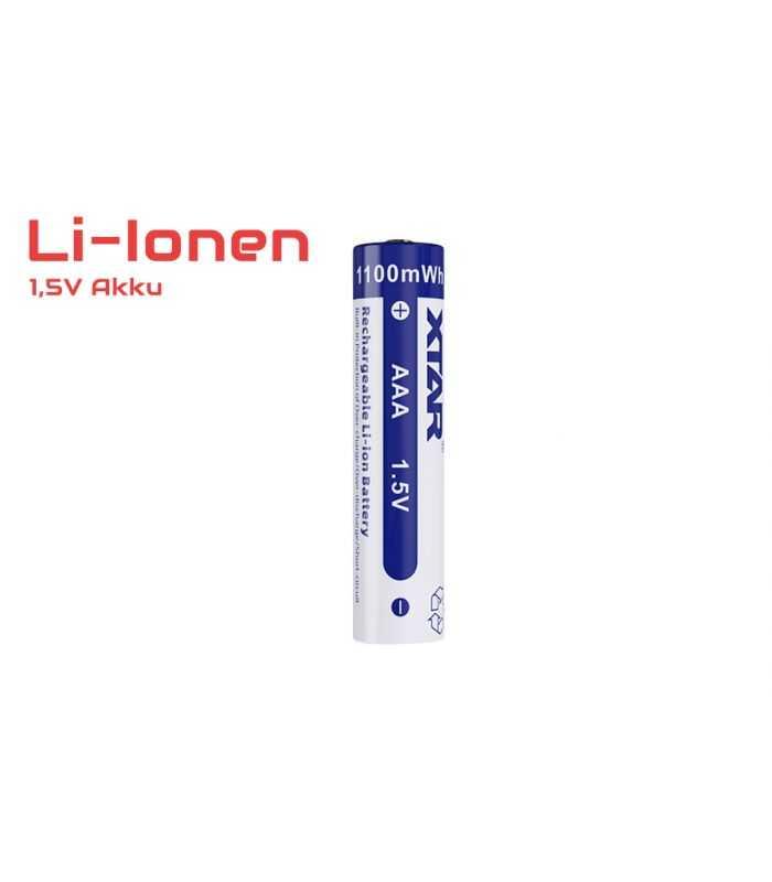 Acumulator Xtar Li Ion Aaa R3 15v 1200mwh Cu Pin Terminal
