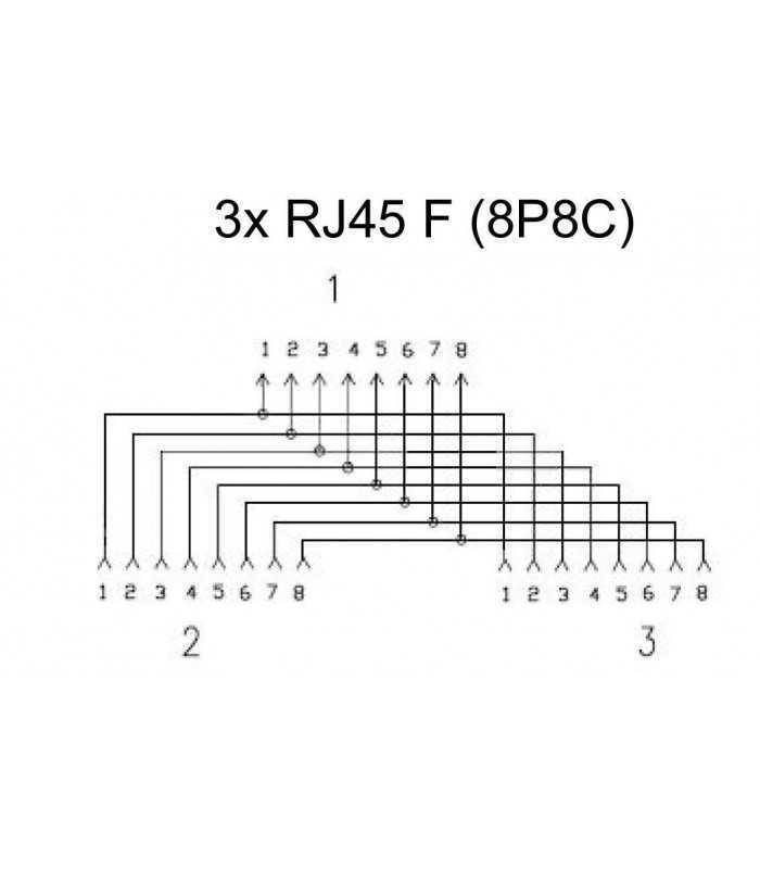 adaptor 8p8c isdn rj45 mama la 2x rj45 mama alb goobay 1