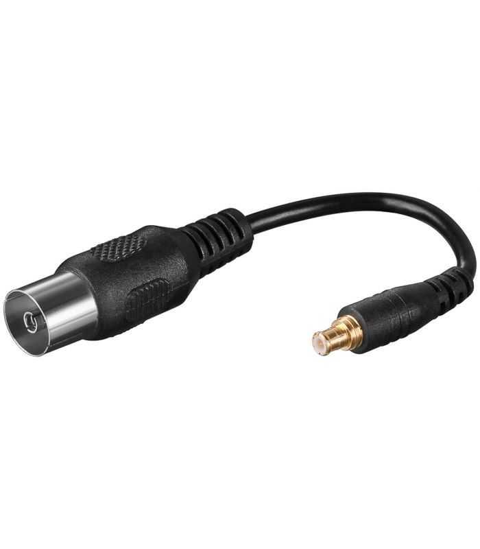 adaptor antena dvb t coaxial mama mcx tata goobay 1