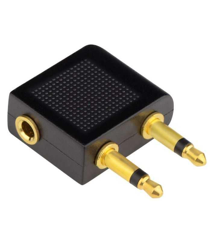Adaptor Audio Casti Avion 2x Jack 35 Mm 2pin Tata 1x Jack 35 Mm 3pin Mama Aurit Logilink Ca1089