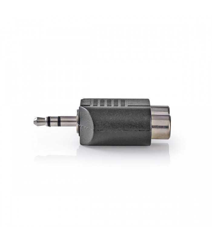 adaptor audio stereo jack 35 mm tata 2x rca mama nedis 3