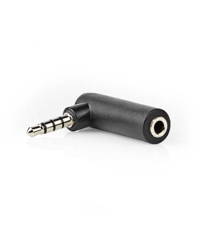 adaptor audio stereo jack 35 mm tata 35 mm mama cotit 90 4 poli nedis 2