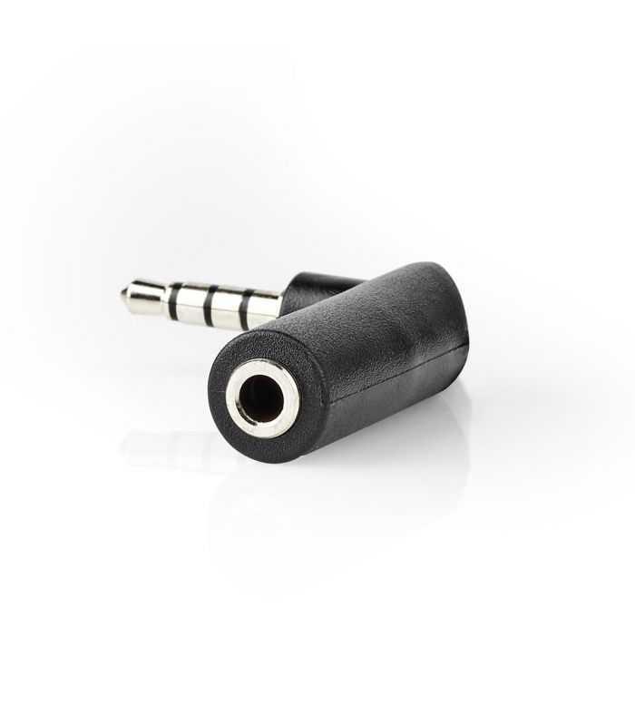 adaptor audio stereo jack 35 mm tata 35 mm mama cotit 90 4 poli nedis 3