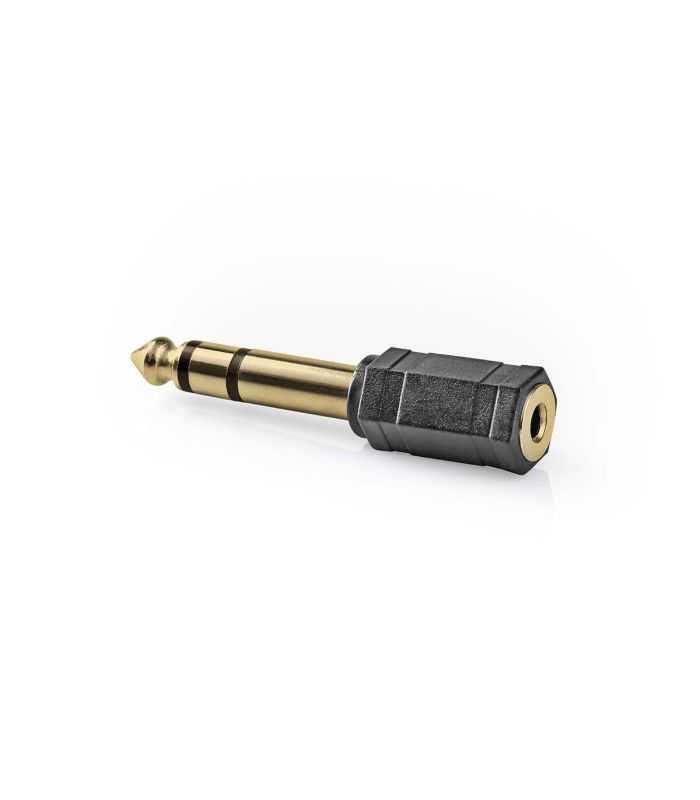 Adaptor Audio Stereo Jack 635 Mm Tata 35 Mm Mama Nedis Cabw23930at