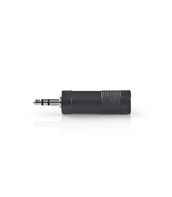 Adaptor Audio Stereo Nedis Jack 35 Mm Tata Jack 635 Mm Mama Negru 1buc Cagp22935bk