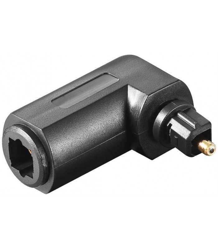 Adaptor audio TOSLINK tata - TOSLINK mama 90 grade Goobay