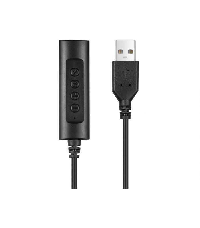 Adaptor audio USB pentru casti Jack 3.5 mm 1.5m negru Sandberg 134-17