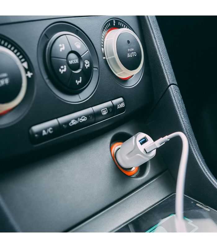 Adaptor Auto Bricheta 12 24v 2x Usb 24a Alb 54931wh Mnc