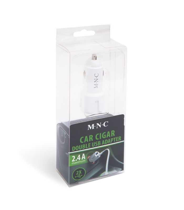 Adaptor Auto Bricheta 12 24v 2x Usb 24a Alb 54931wh Mnc