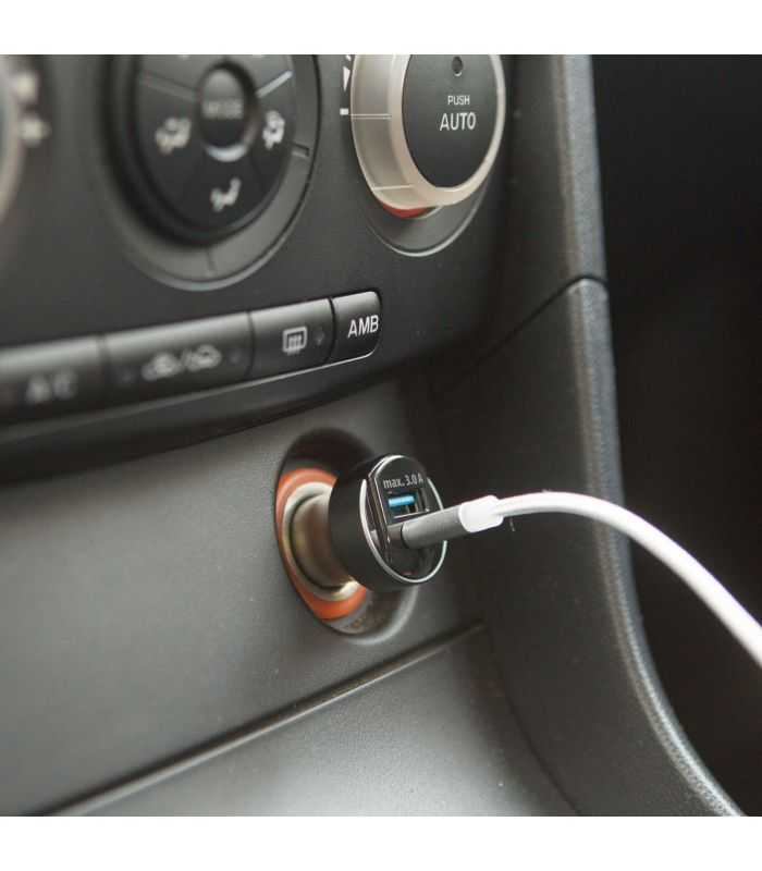 Adaptor Bricheta Auto Bricheta Usb Type C Pd Usb Cu Incarcare Rapida Qc30 18w Delight 55025