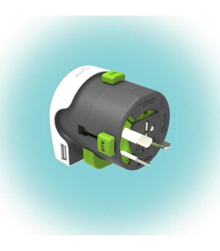 Adaptor Calatorii Qdapter 360 Usb Australia China It Uk Ch Brazil Usa Euro 2100130