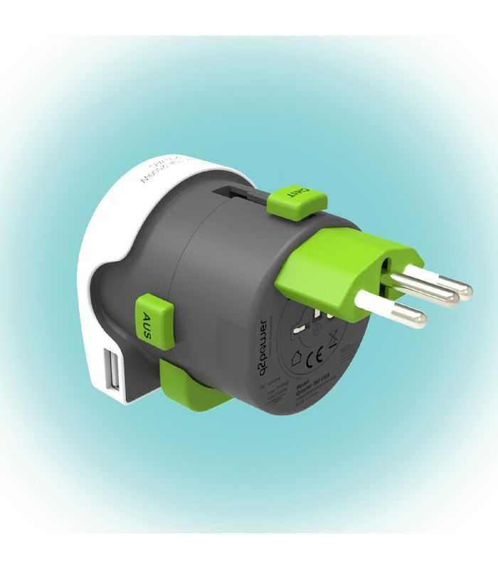Adaptor Calatorii Qdapter Usb Australia China It Uk Ch Brazil Usa Euro 2100110