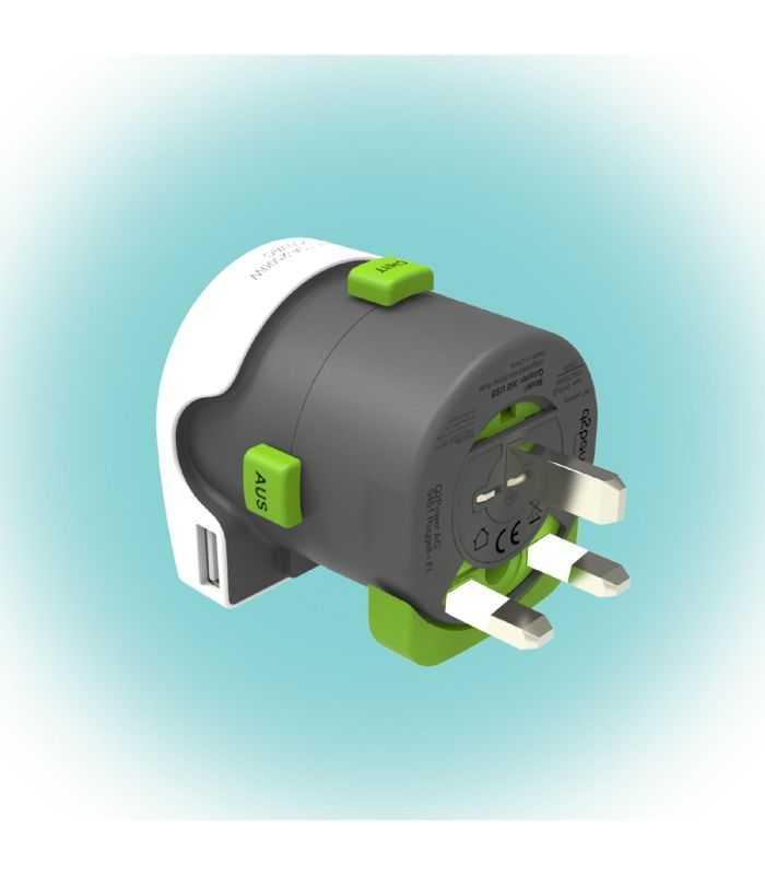 Adaptor Calatorii Qdapter Usb Australia China It Uk Ch Brazil Usa Euro 2100110