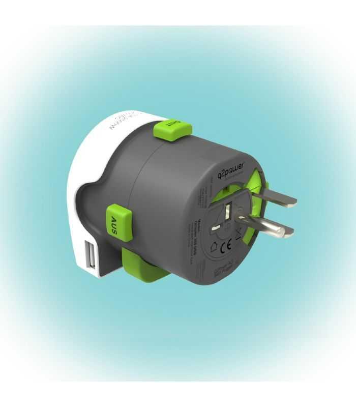 Adaptor Calatorii Qdapter Usb Australia China It Uk Ch Brazil Usa Euro 2100110