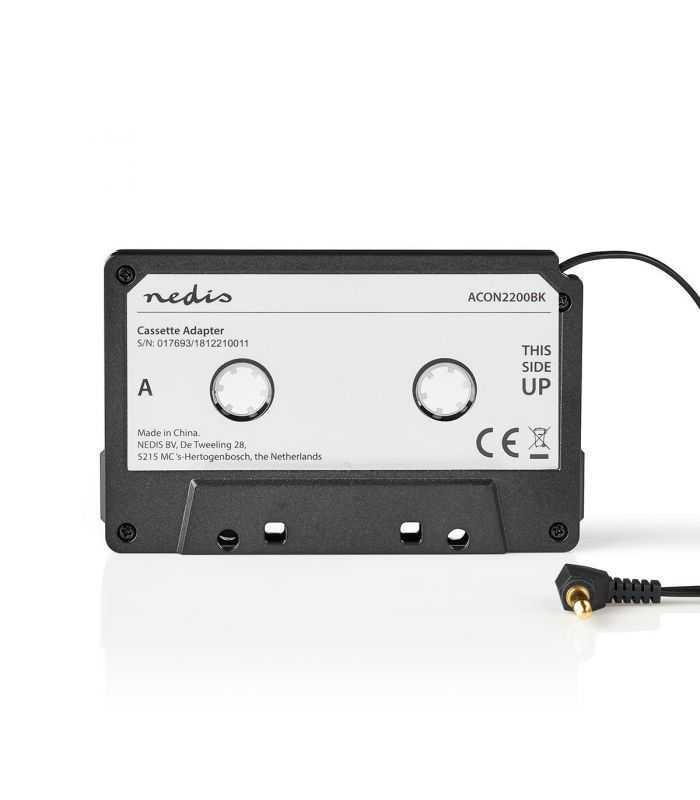 adaptor caseta jack 35 mm tata negru nedis 5