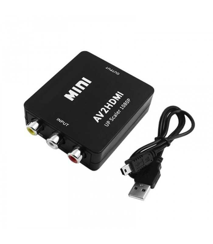 Adaptor convertor AV 3x RCA la HDMI