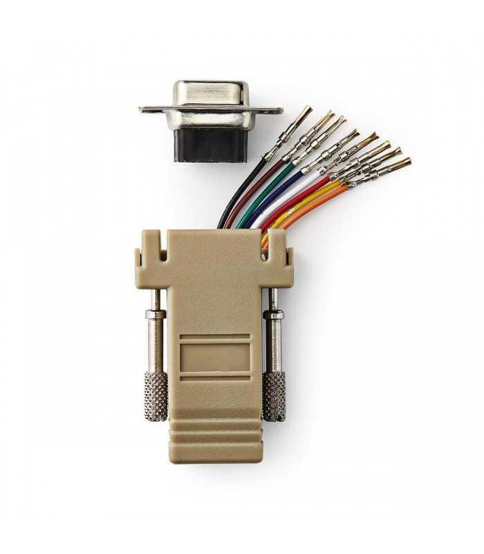 adaptor db9 mama rj45 mama nedis 2