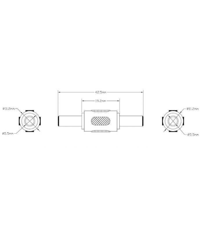 adaptor dc 55x21mm tata tata goobay 1