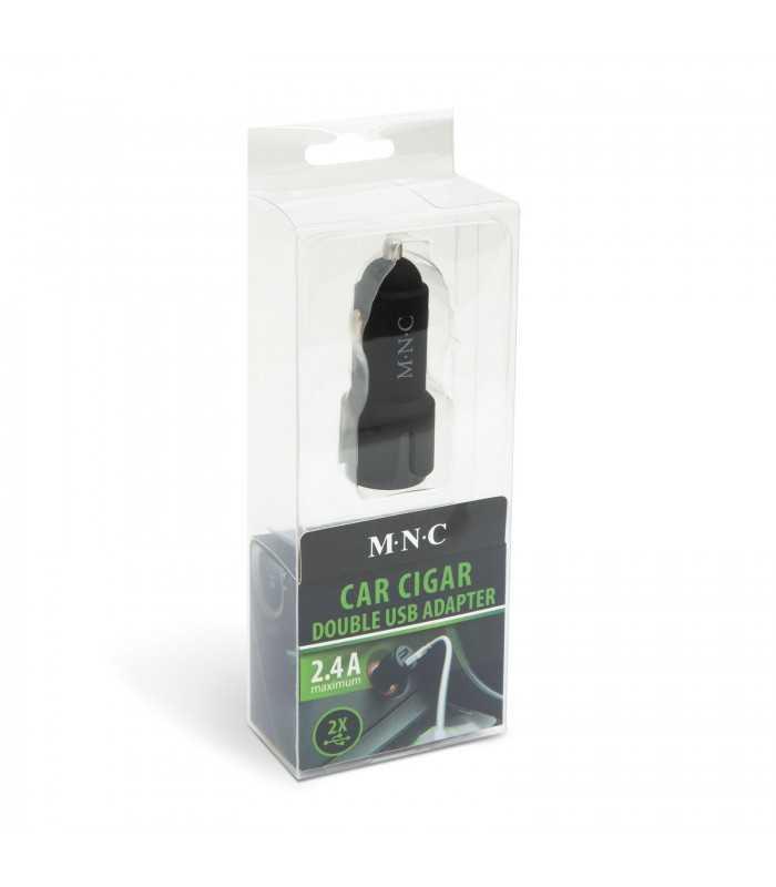 adaptor de la bricheta 2x usb 24a negru m n c 2