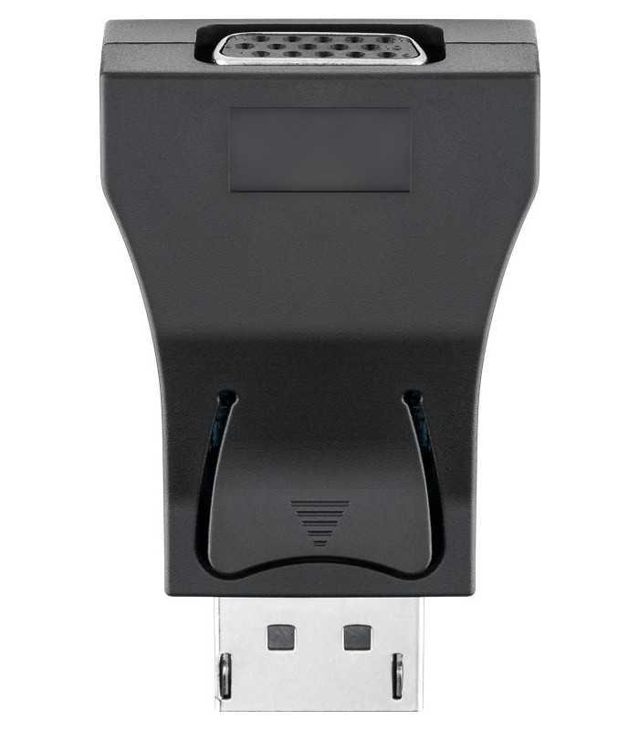 Adaptor DisplayPort tata - VGA mama contacte aurite Goobay