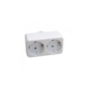 Adaptor distribuitor 2 prize SCHUKO 2x 16A MAX 2300W V-TAC