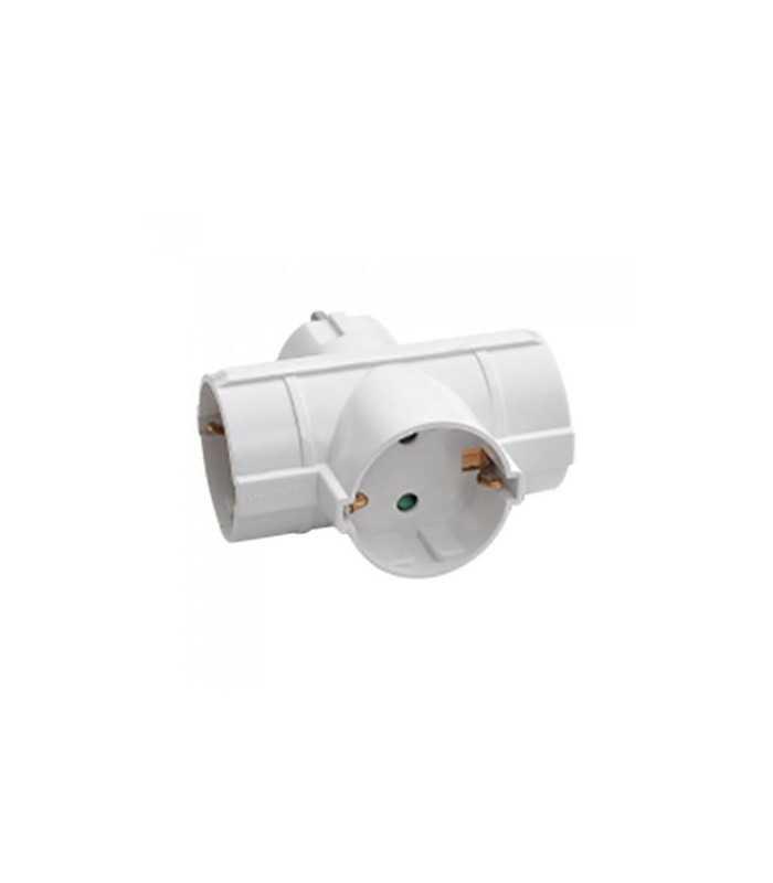 Adaptor distribuitor 3 prize SCHUKO 3x 16A MAX 3680W V-TAC