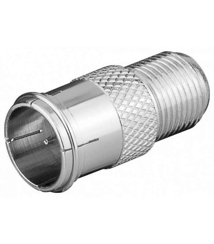 Adaptor F tata - F mama zinc Goobay