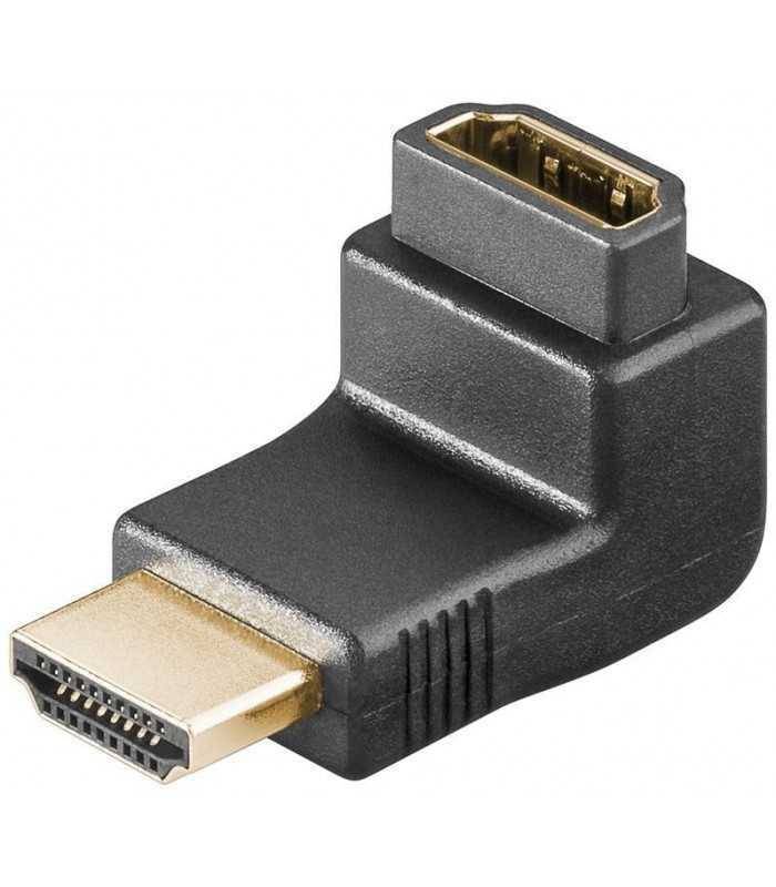 Adaptor HDMI mama - HDMI tata 90 grade Goobay