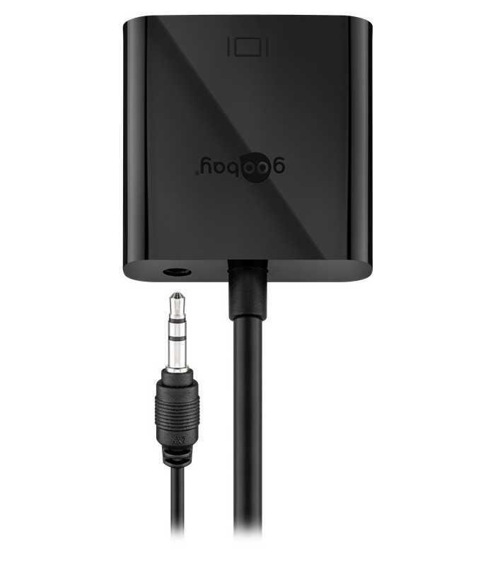 adaptor hdmi tata vga mama audio 35 mm goobay 2