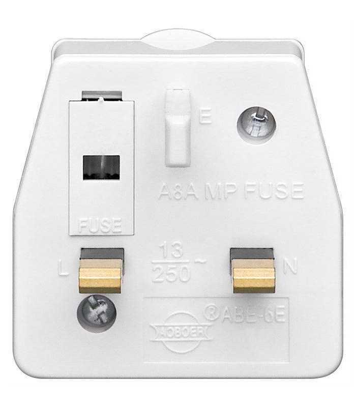 adaptor iec 320 c13 schuko la uk anglia goobay 1