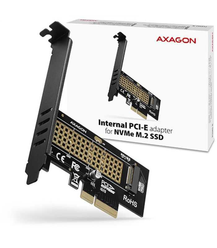 Adaptor Intern Pcem2 N Pci E 30 4x M2 Ssd Nvme Suport Ssd Pana La 80mm Axagon