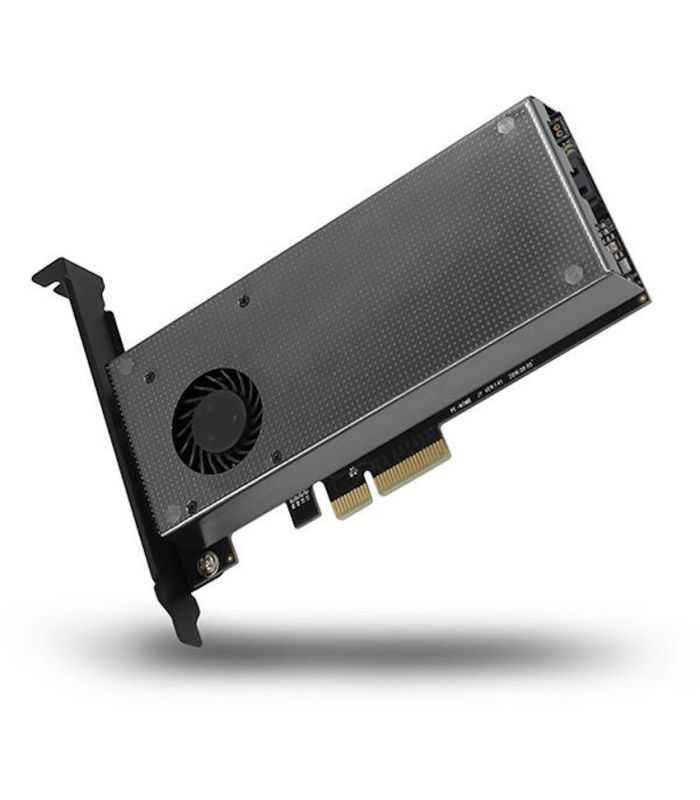 Adaptor Intern Pci E 30 4x Dual M2 Ssd Nvme Sata Voltaj Dual Suport Ssd Max 110mm Cooler Activ Axagon Pcem2 Dc
