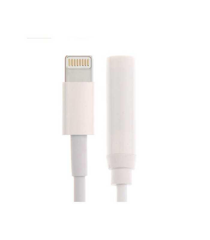 Adaptor iPhone 7 Lightning la Jack mama 3.5 mm 0.1m