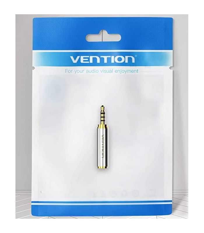 Adaptor Jack 25 Mm 4 Pin Tata Jack 35 Mm 4 Pini Mama Metal Aurit Vention Vab S02 De