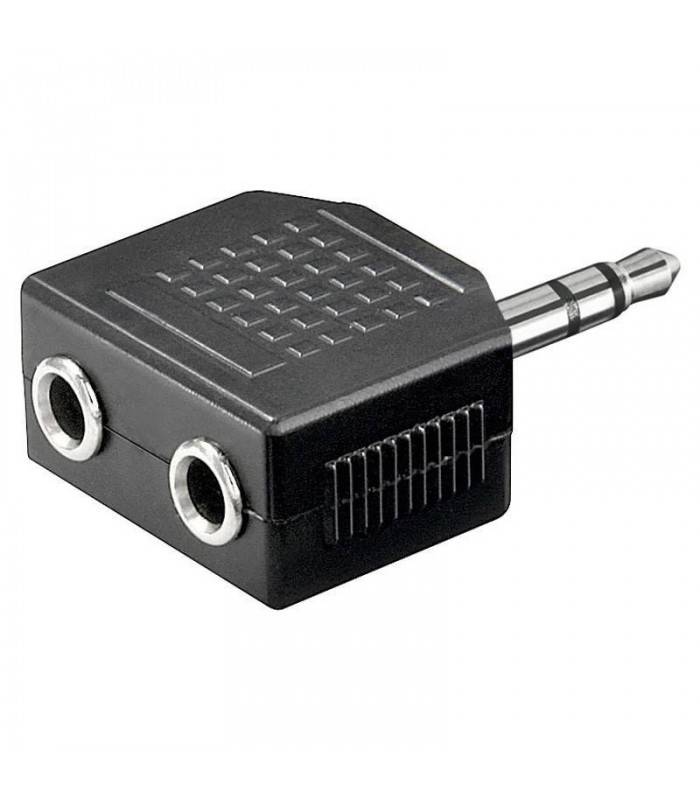 Adaptor Jack 3.5 mm stereo la 2x 3.5 mm stereo mama Goobay