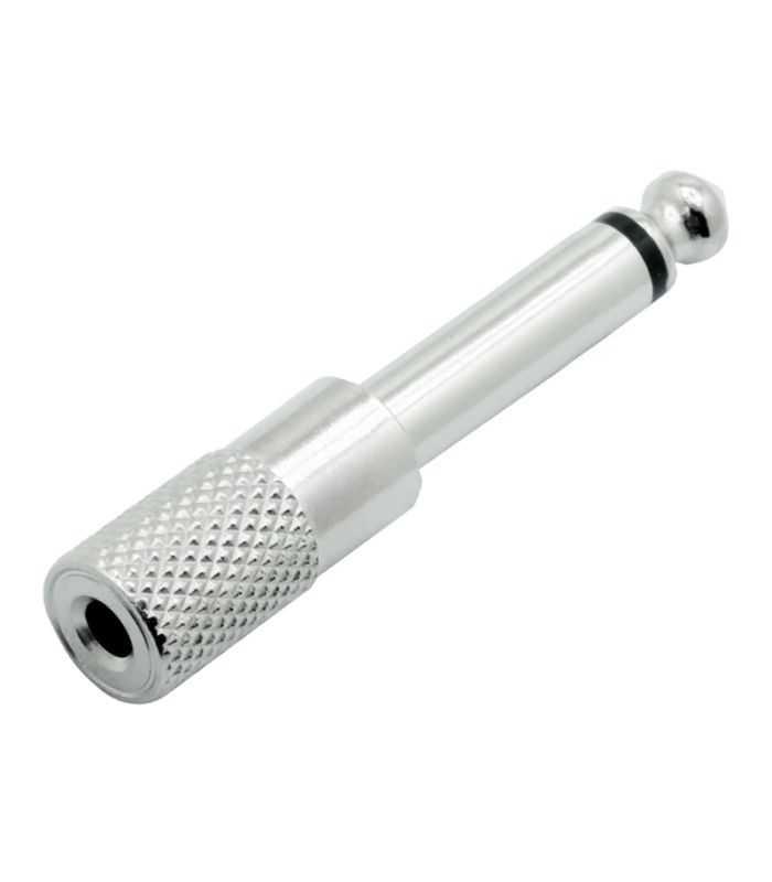 Adaptor Jack 6.3 mm mono la 3.5 mm mono metal