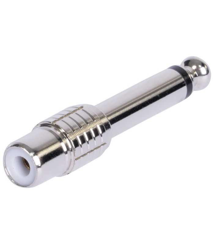 Adaptor JACK 6.35 mm tata - RCA mama MONO metal BST 18-5584