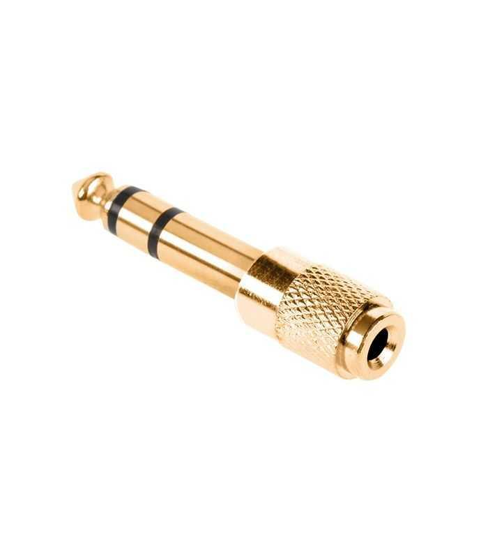 adaptor jack 635 mm tata stereo 35 mm mama stereo gold goobay 1