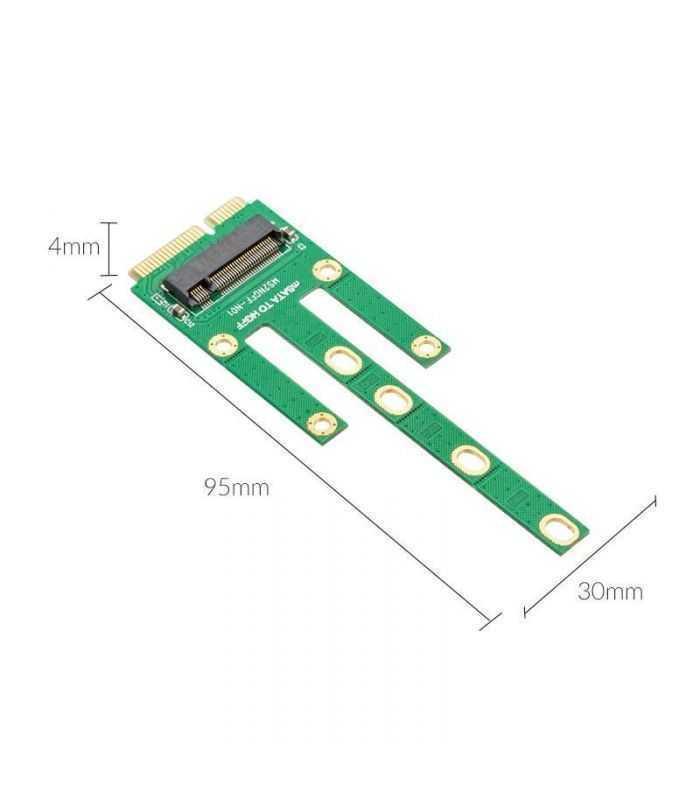 adaptor m2 msata verde orico mstm2 3