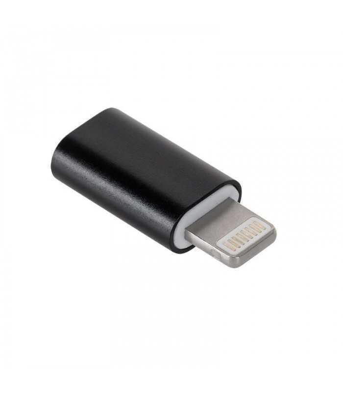 Adaptor micro USB - lightning negru M-LIFE